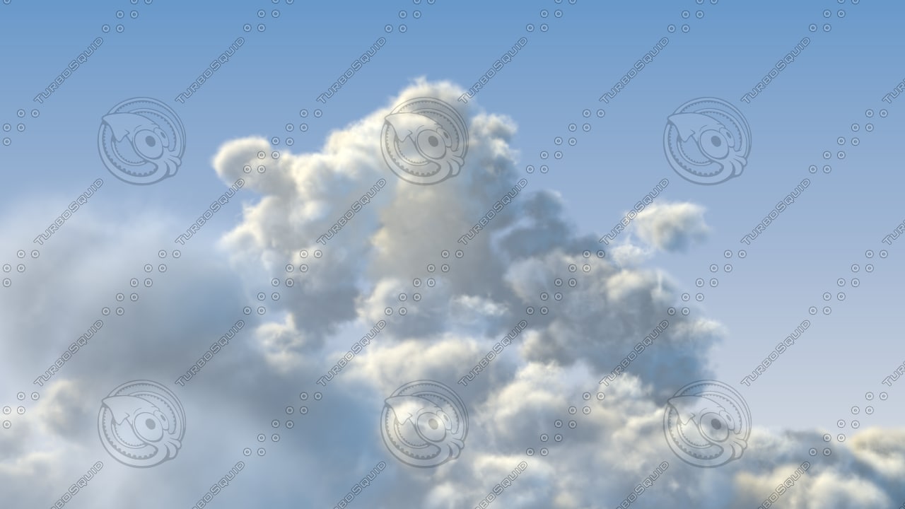 3d clouds sky model