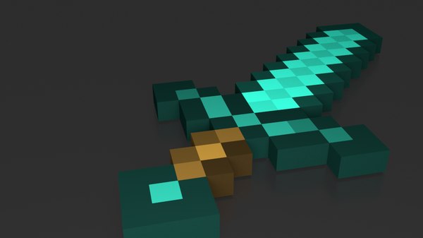 maya minecraft sword