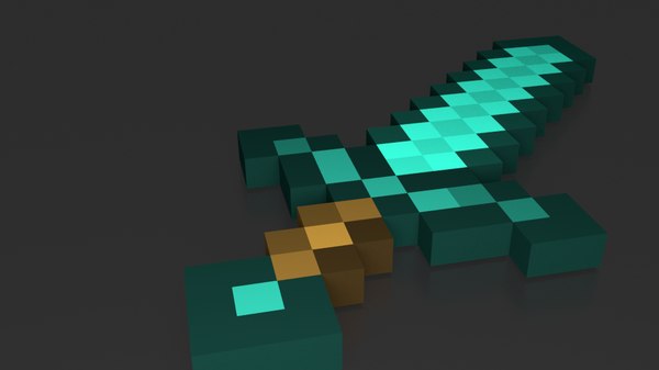 Maya Minecraft Sword