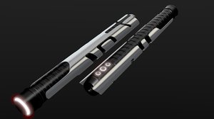 sith clone lightsaber 3d model