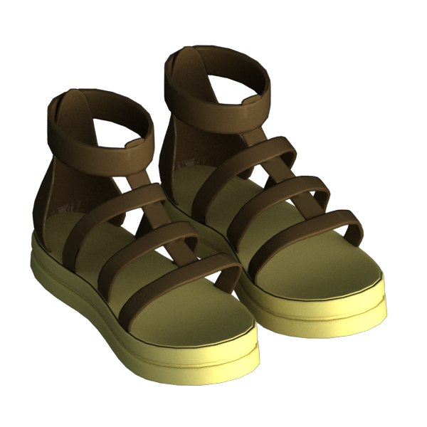 sandal female 3d model