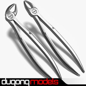 dugm04 extracting forcep 3d max