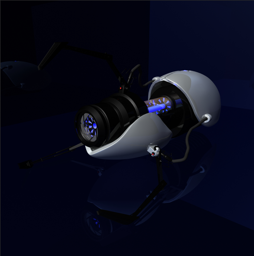 3d model portal gun