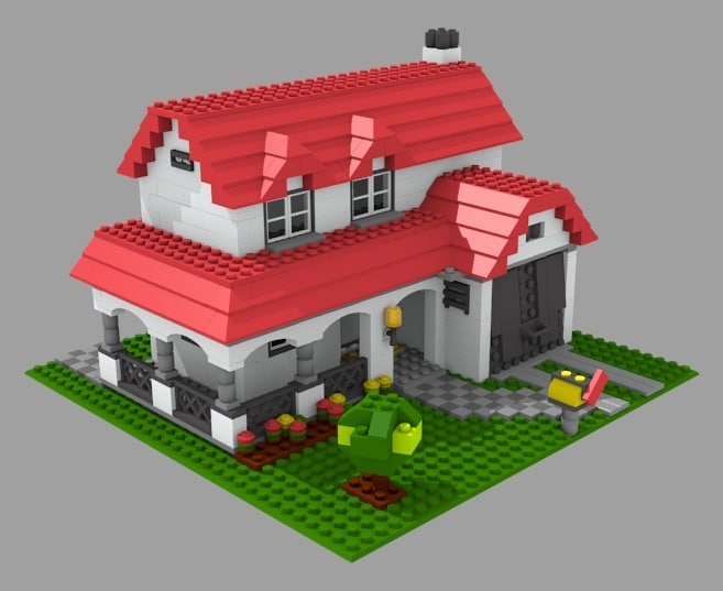 lego house model