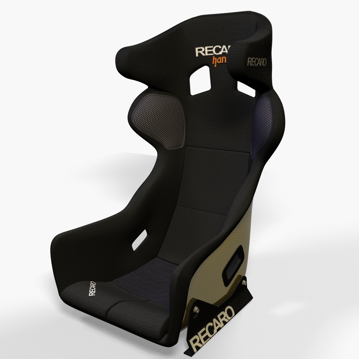 race car seat 3d model