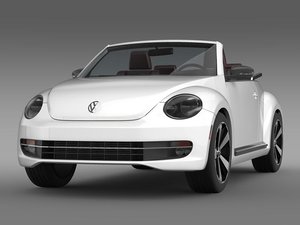 3d beetle cabrio 2013 model