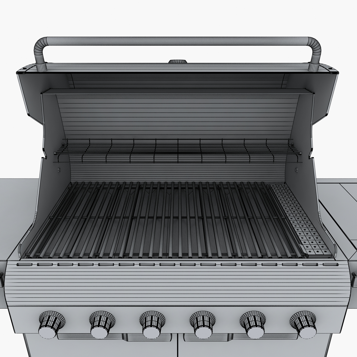 barbeque utensils 3d max