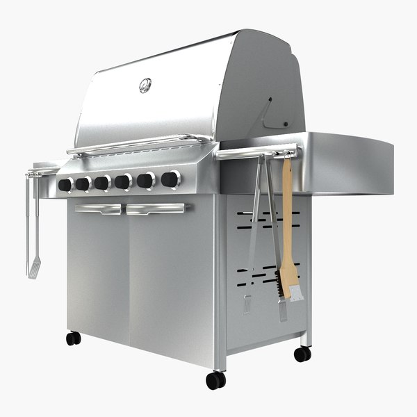 barbeque utensils 3d max