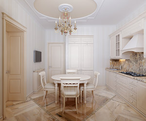 3d model kitchen interior scene verona
