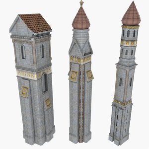 3d model of tower persia classic