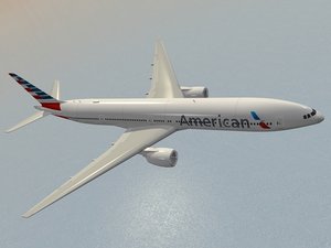 boeing 777-300 er american airlines dxf