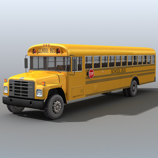 3ds max school bus