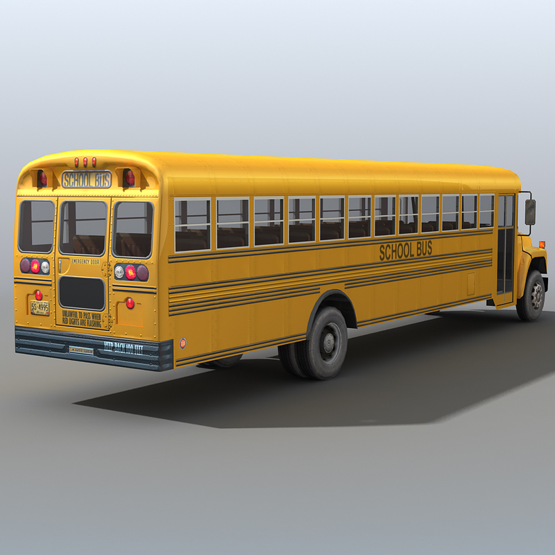 3ds max school bus