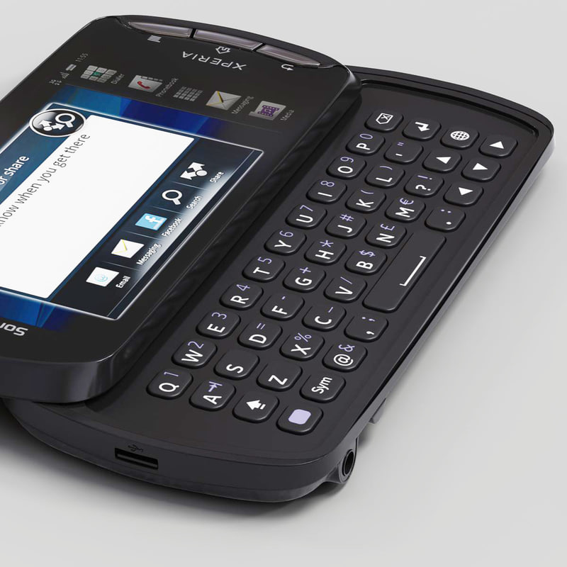 索尼爱立信手机系列v23d模型