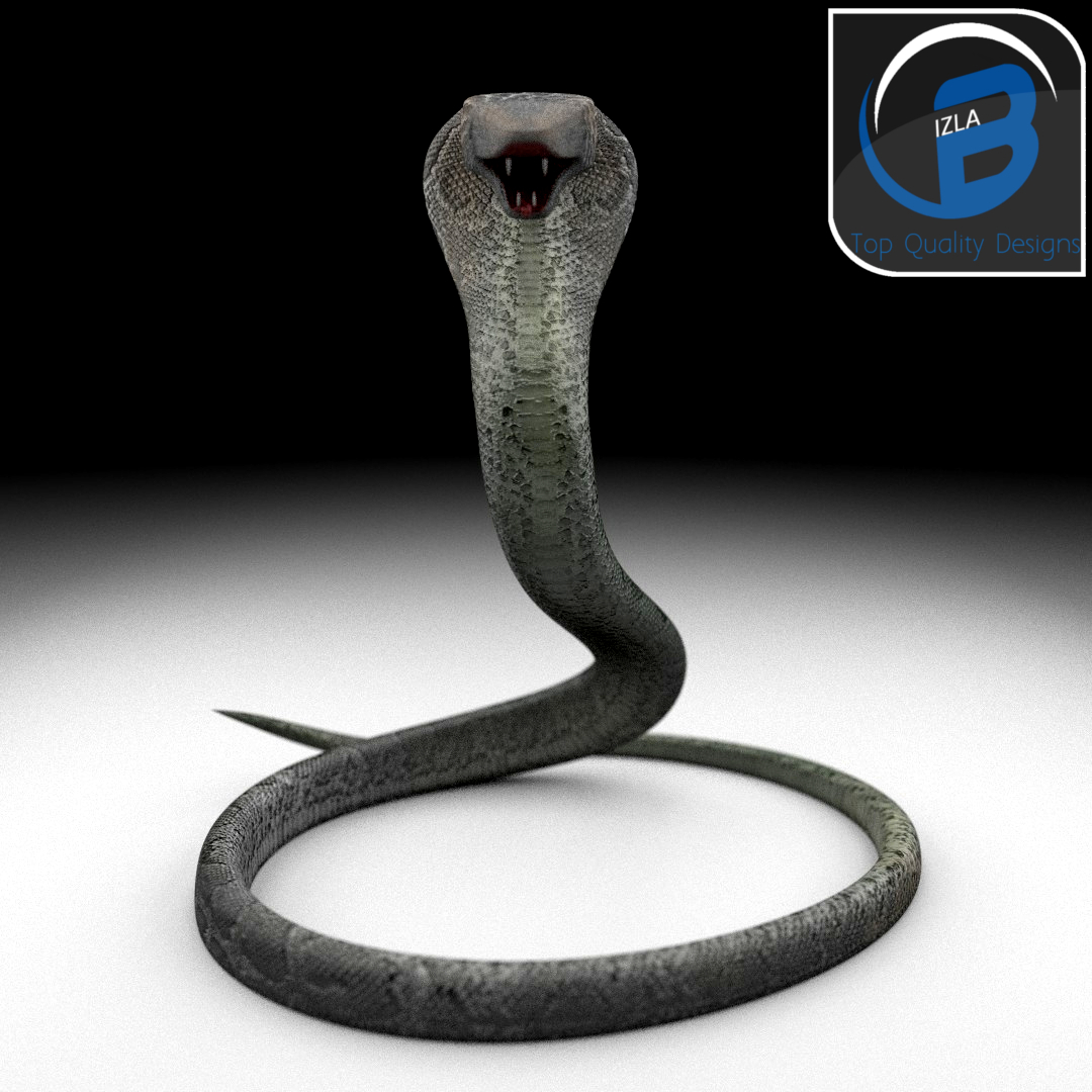 cobra snake 3d fbx