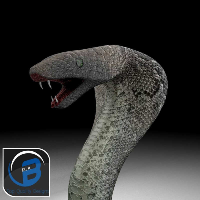 cobra snake 3d fbx