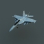 3d model military fighters super hornet