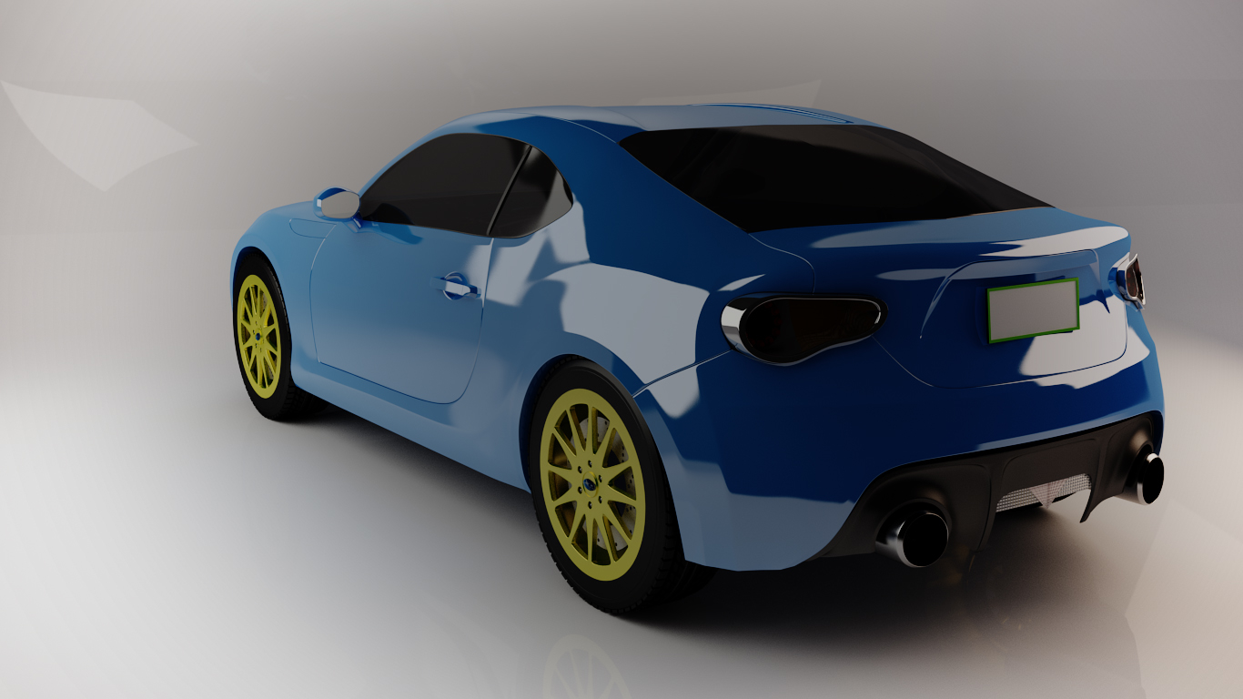 Subaru Brz 2013 3d Model