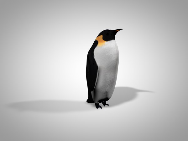 simple penguin 3d model