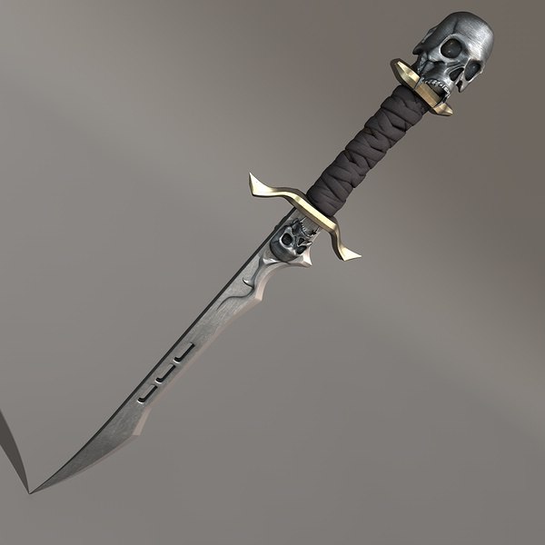 sword skull c4d