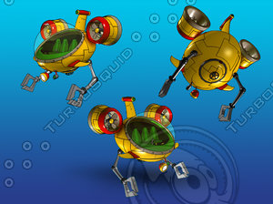 bathyscaphe comics 3d model