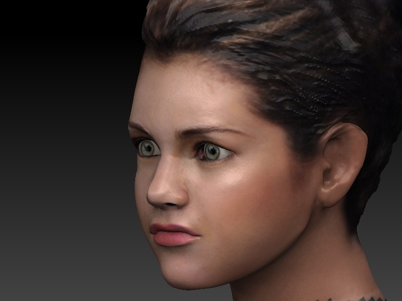 selena gomez head