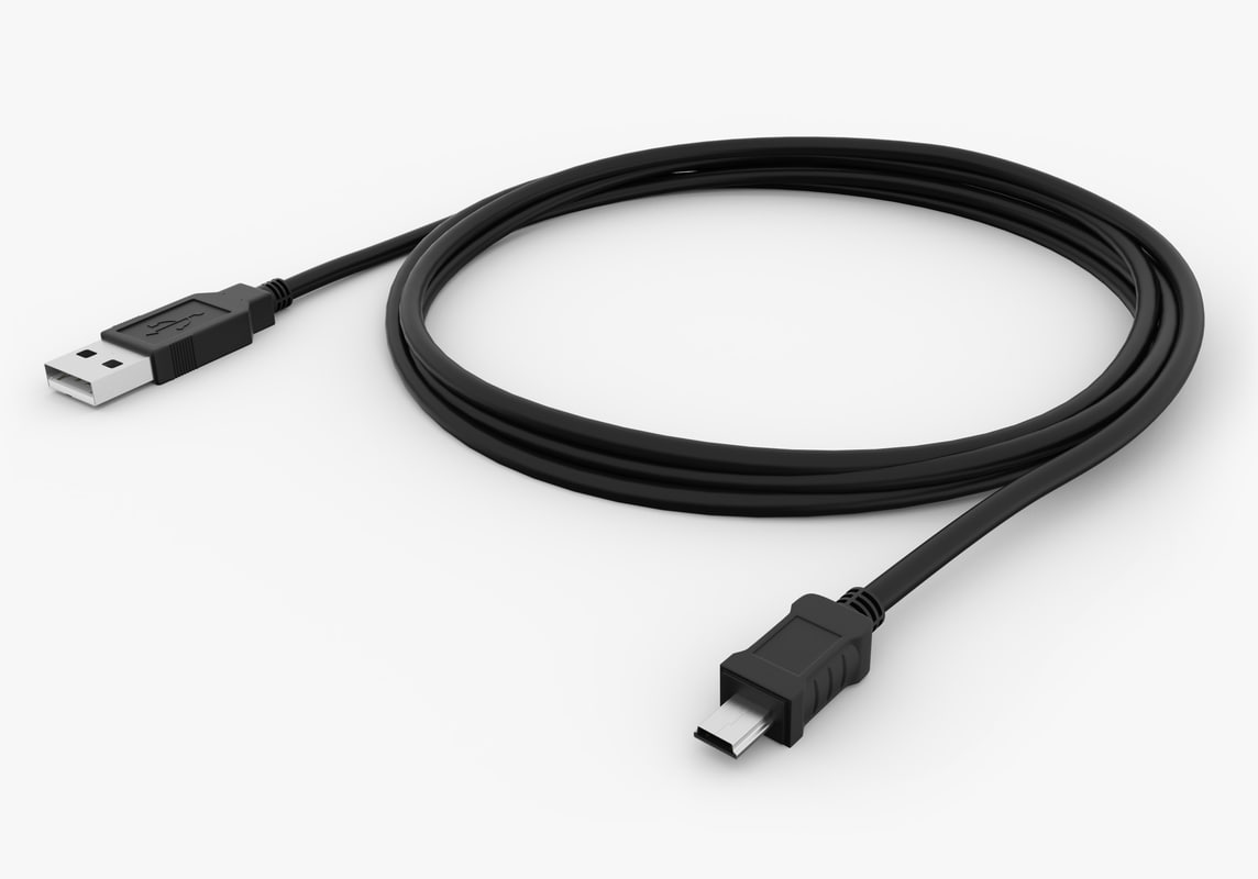 3d Model Of Usb Cable