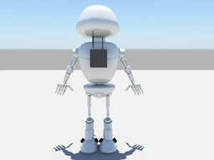 robot character 3d model