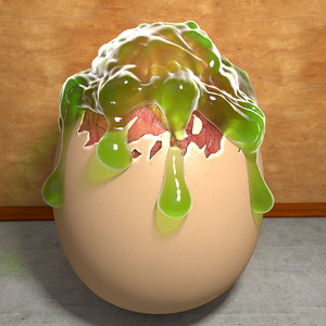 3d ugly easter egg