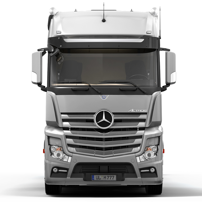 3d mercedes actros container model