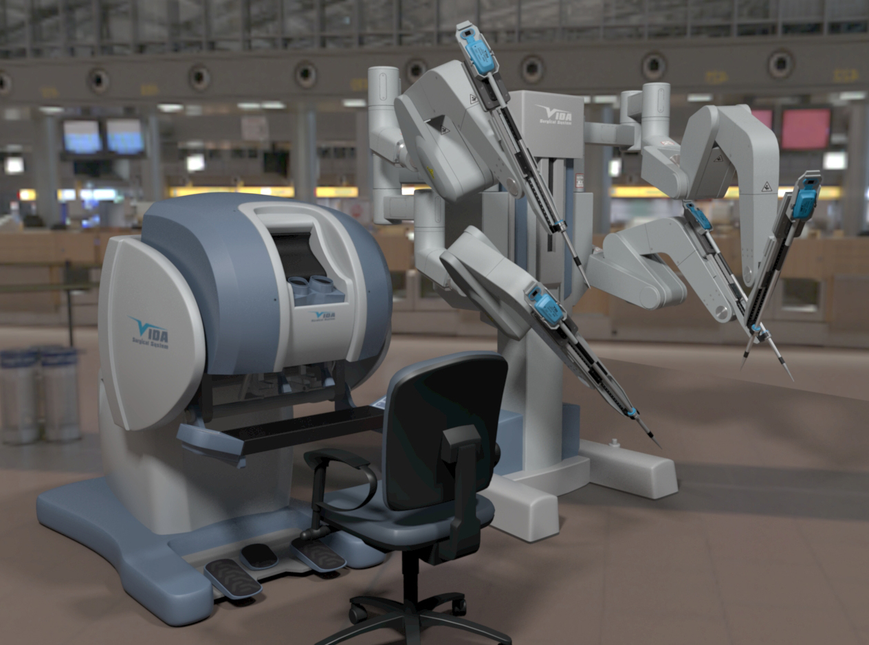 obj da vinci surgical robot