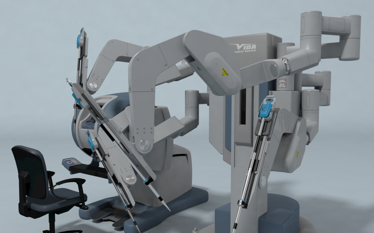 obj da vinci surgical robot