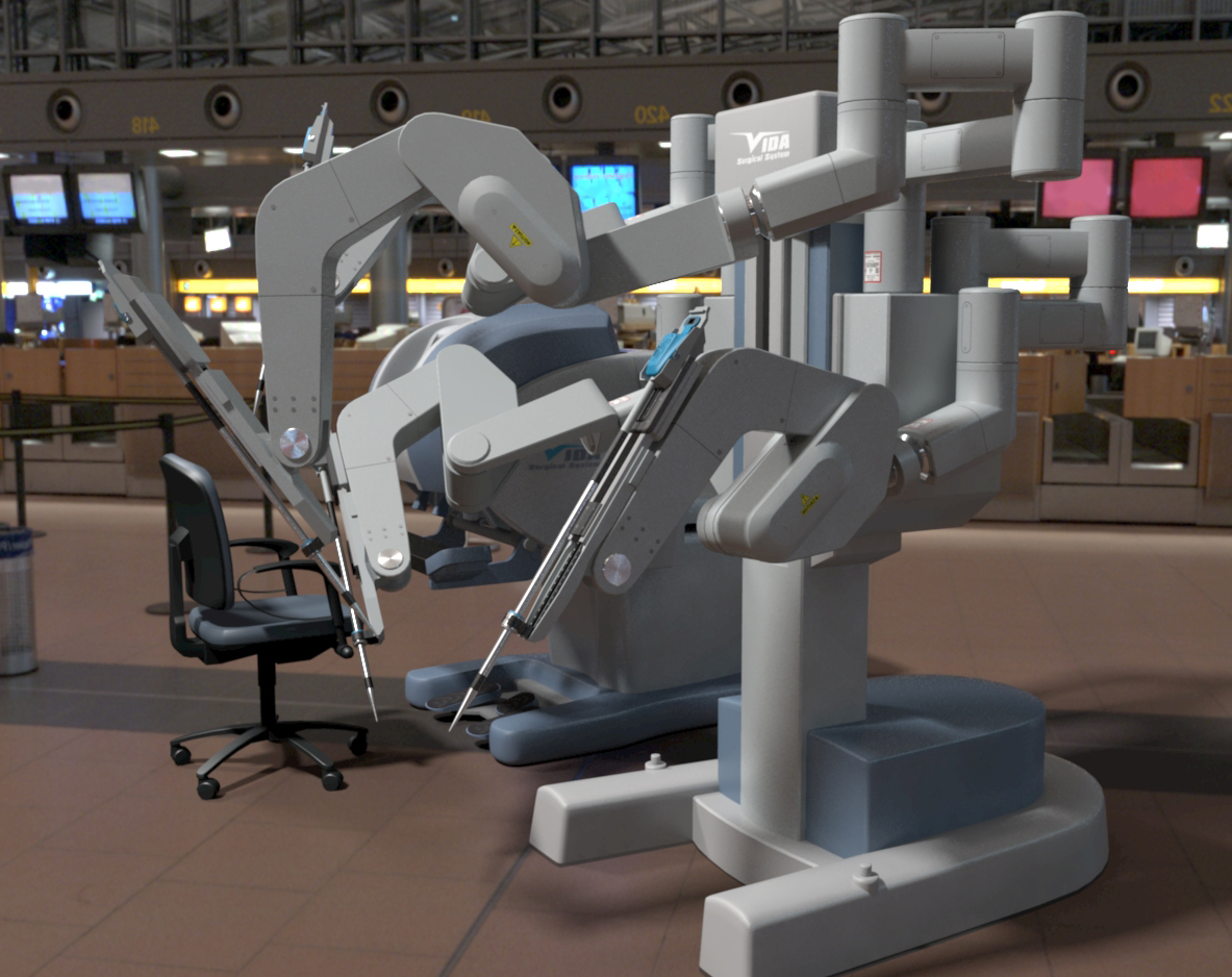 obj da vinci surgical robot