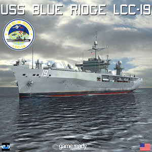 3d 3ds uss blue ridge lcc-19