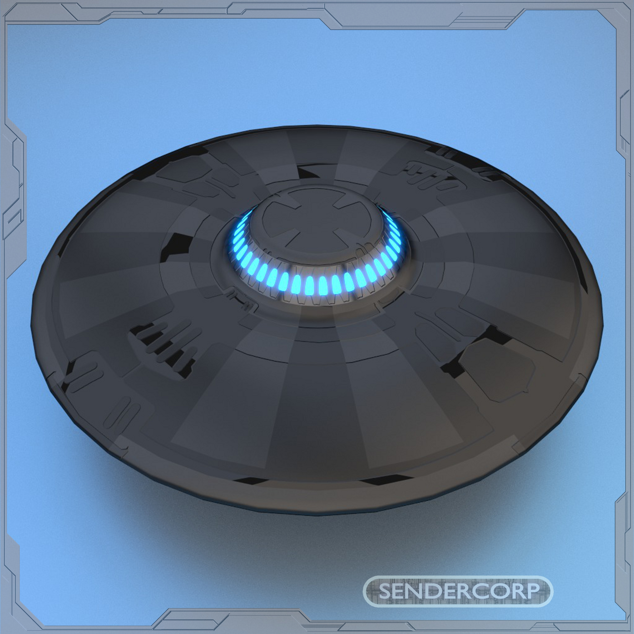 3d model ufo