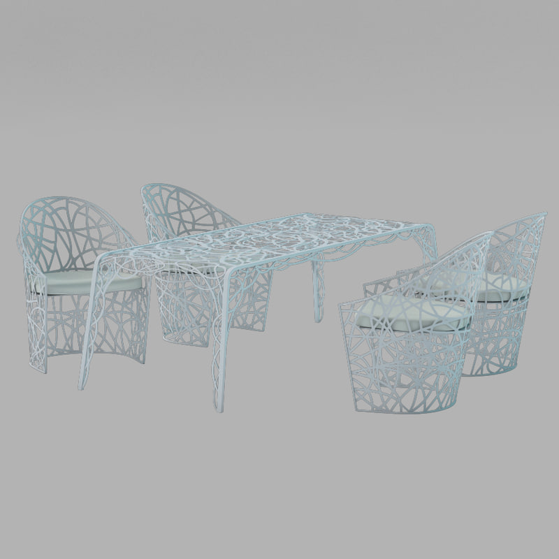 3d Max Garden Furniture Castelli