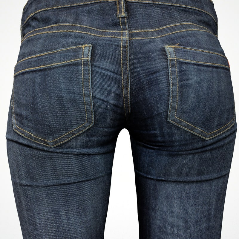 3d model jeans pants