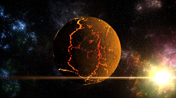 cracked earth planet 3d max