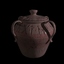 3d model urn pot painted