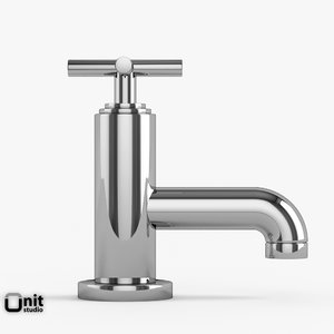 3d model washbasin faucet helix series