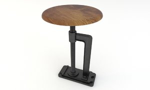 industrial stool andy 3ds