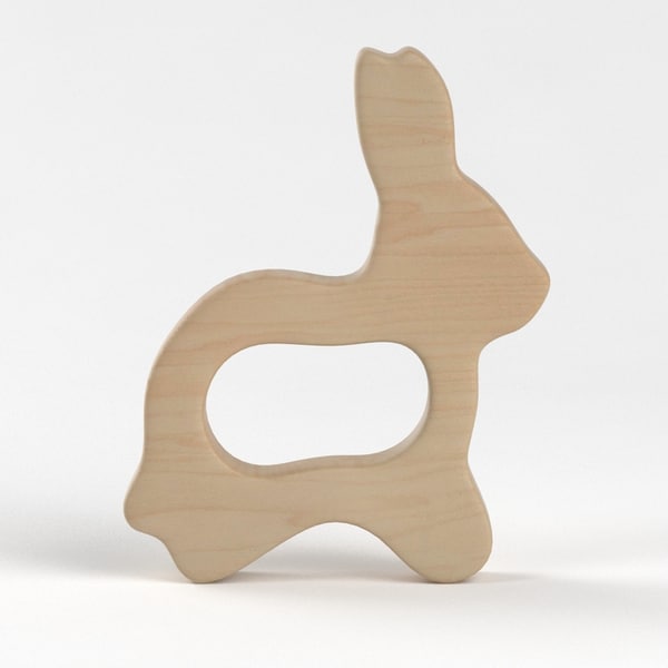 3d model wooden rabbit