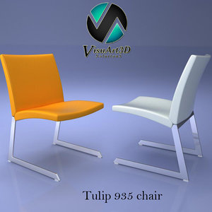 3ds tulip chair
