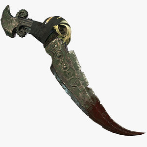 3ds max fantasy dagger