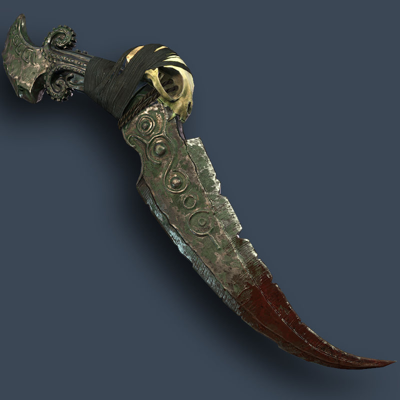 3ds Max Fantasy Dagger