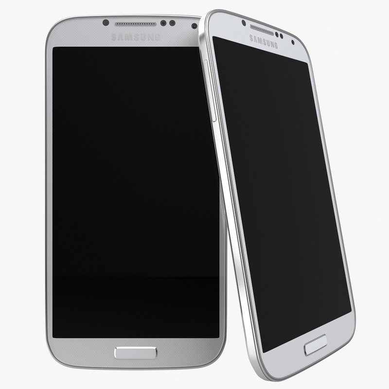 smartphone galaxy s4 3d model