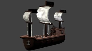 3ds max ancient ship