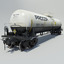 cargo train cars 3d model