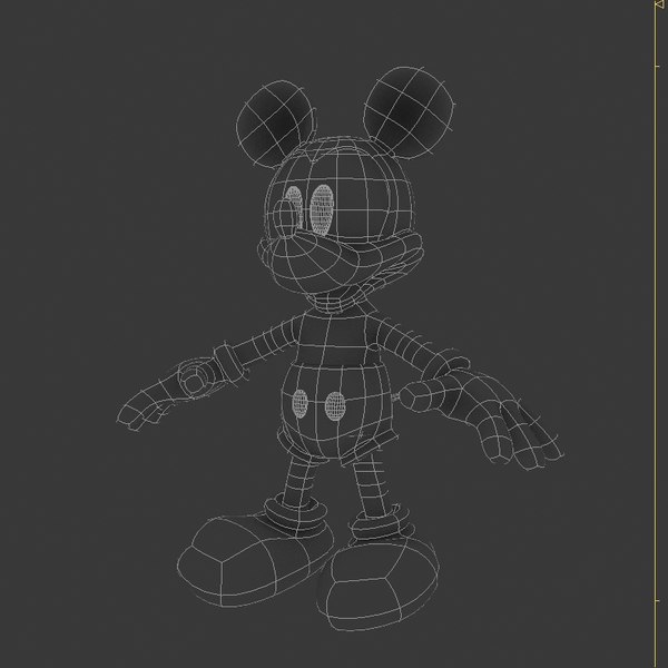 3d mickey mouse