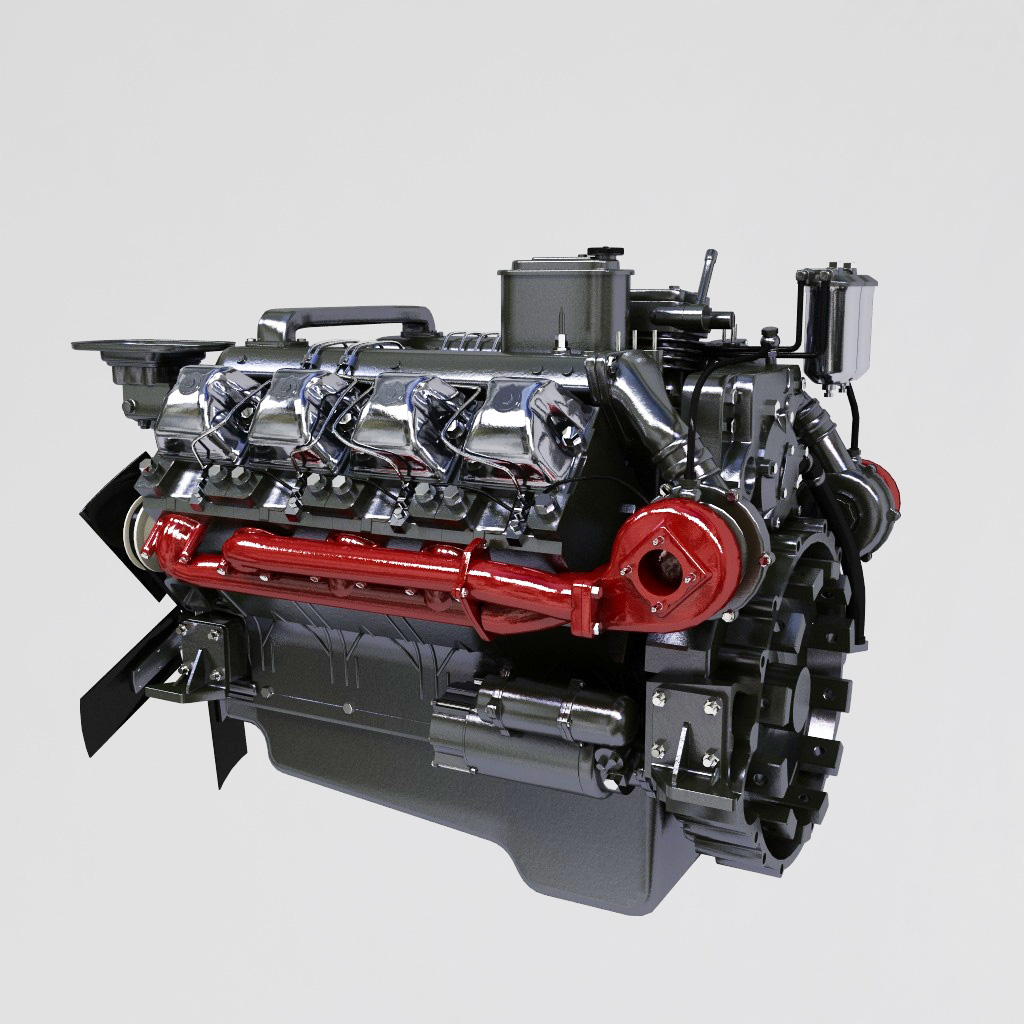 Kalam Engine 3d kamaz engine
